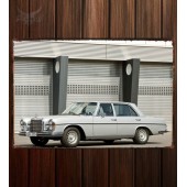 Металлическая табличка Mercedes-Benz 300SEL 6.3 (W109)